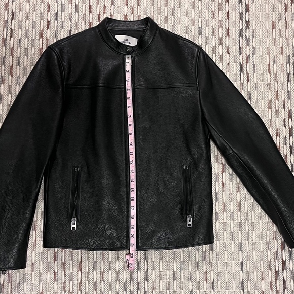 Coach Leather Racer Jacket - Picture 2 of 9
